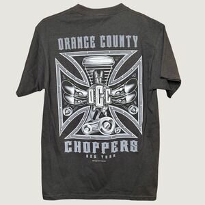 Vintage 2003 Orange County Choppers T-Shirt ODM Black Graphic Tee Mens Medium